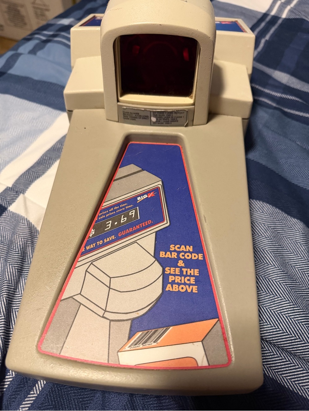 KMART Barcode Scanner - Beige - - Picture 3 of 4